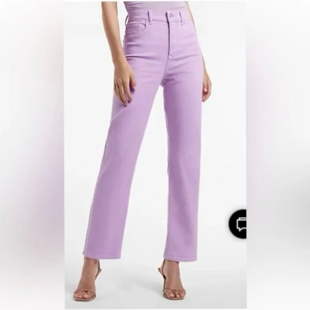 Express High Waisted Purple Jean
